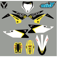 GRAPHICS KIT RACING 2022 YELLOW / BLACK FOR BIGY