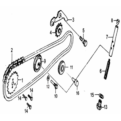 33 Timing Chain & Tensioner