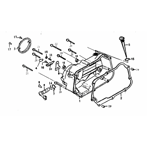 35 Right Crankcase Cover