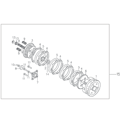 39 Clutch Component Part