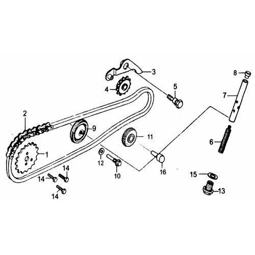 33 Timing Chain & Tensioner