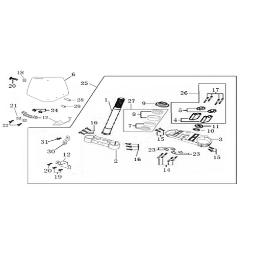 02 Steering Stem Assembly