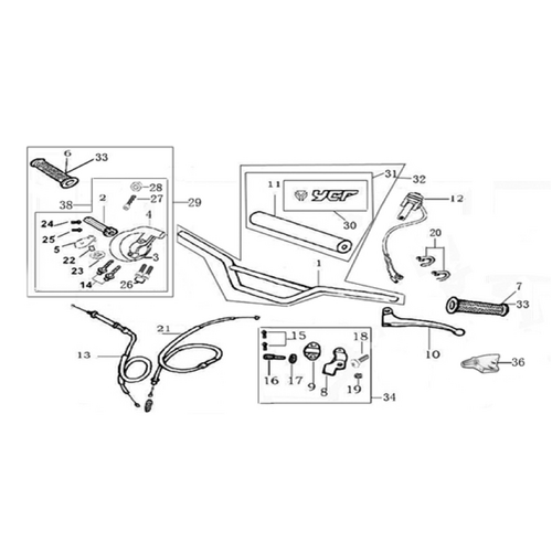 01 Handle Bar Assembly