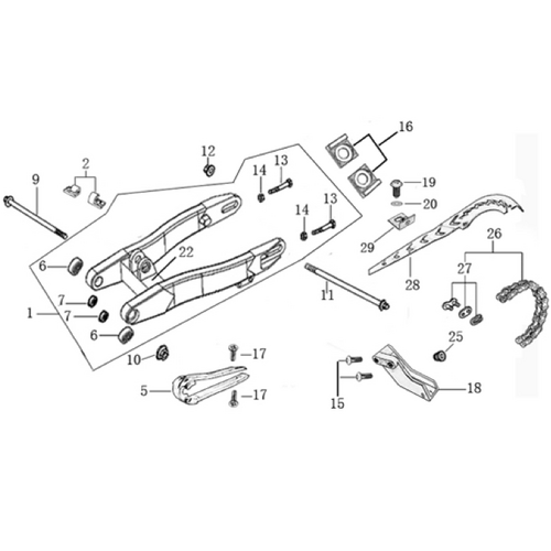 10 Swing Arm Assy