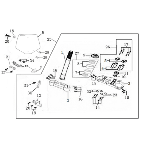 02 Steering Stem Assembly