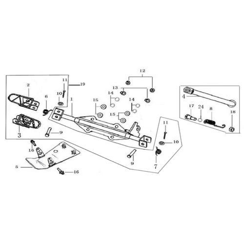 09 Foot Peg Assy