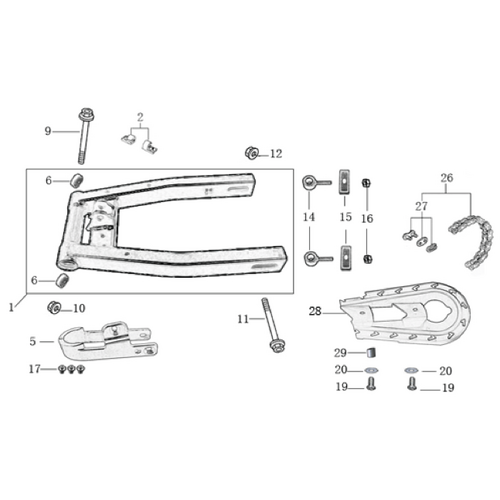 10 Swing Arm Assy