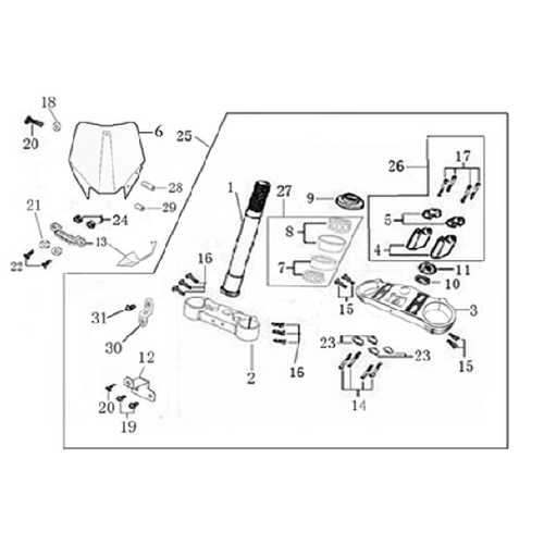 02 Steering Stem Assembly