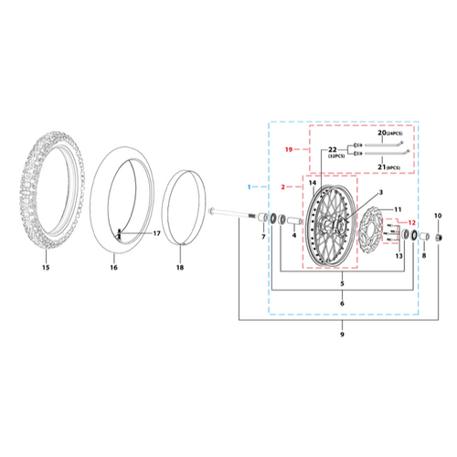 06 Front Wheel Assy