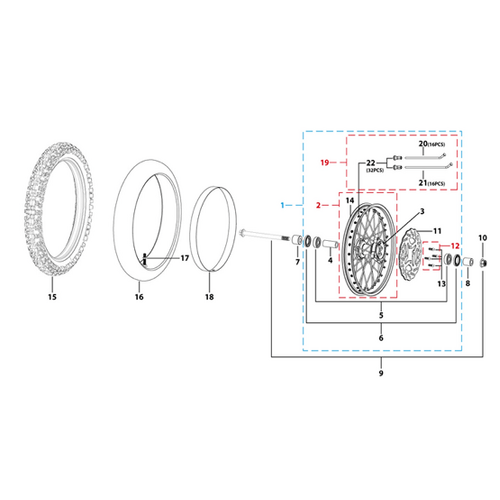 06 Front Wheel Assy