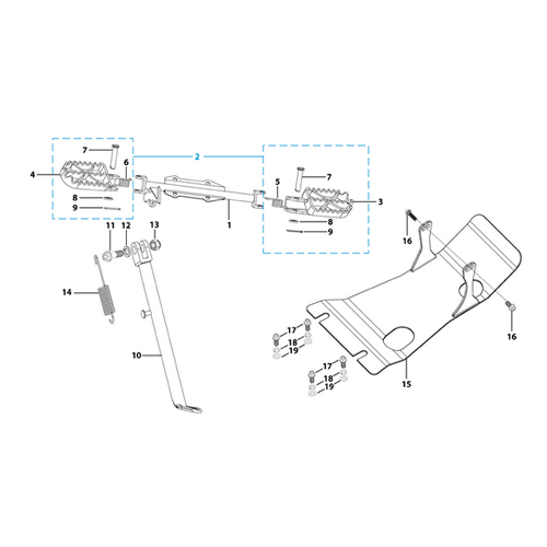 09 Foot Peg Assy