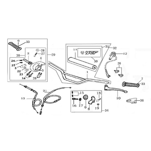 01 Handle Bar Assembly