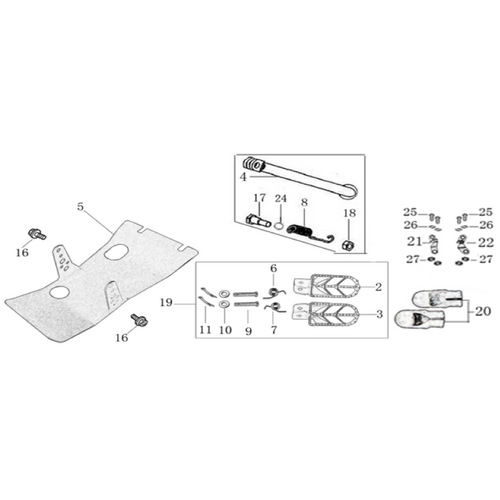 09 Foot Peg Assy