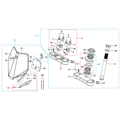 02 Steering Stem Assembly