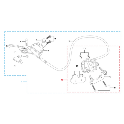 05 Front Brake Assy