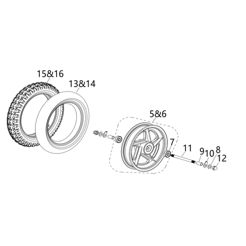 03 Front Wheel Assy