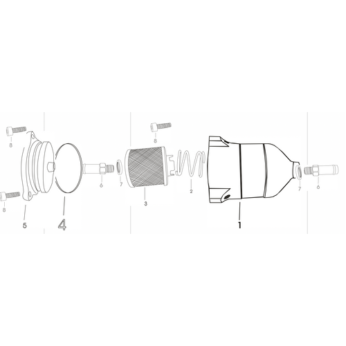 43 Oil Filter Assy