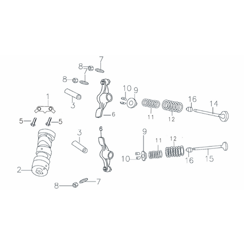 32 Camshaft Assy 