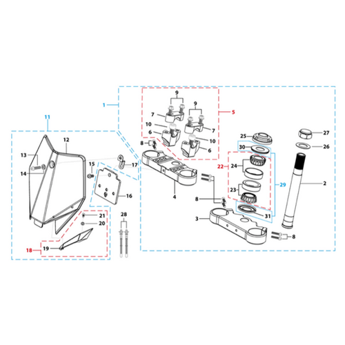 02 Steering Stem Assembly