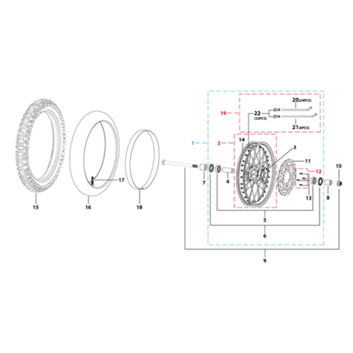 06 Front Wheel Assy