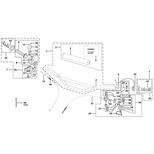 01 Handle Bar Assembly