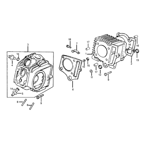 30 Cylinder Head/ Cylinder Body