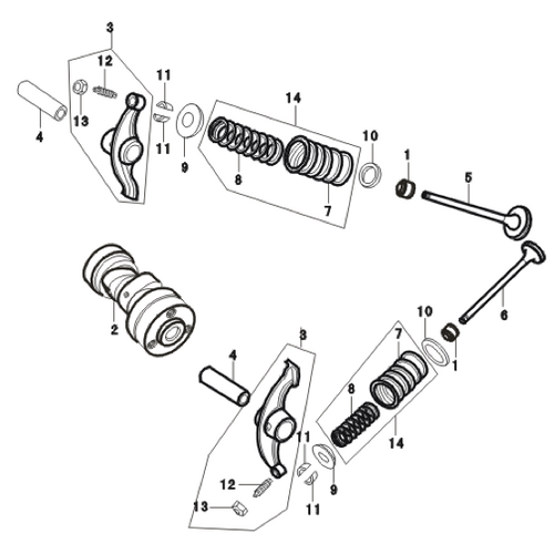 32 Camshaft/ Valve