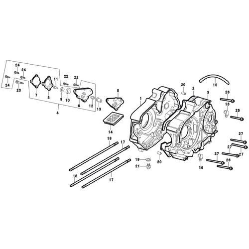 37 Crankcase/ Oil Pump