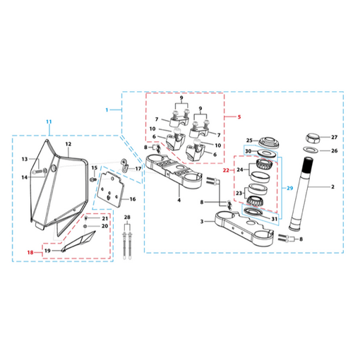 02 Steering Stem Assembly