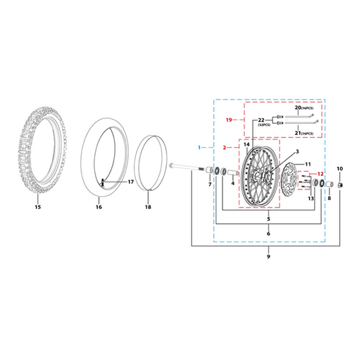 06 Front Wheel Assy