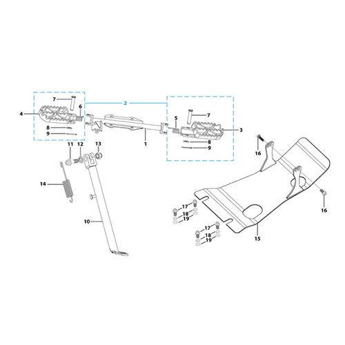 09 Foot Peg Assy