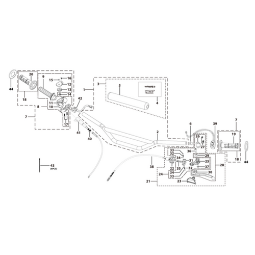 01 Handle Bar Assembly