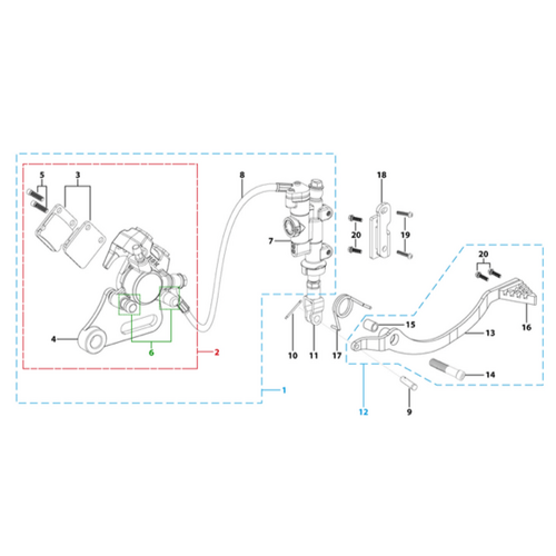 12 Rear Brake