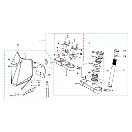 02 Steering Stem Assembly