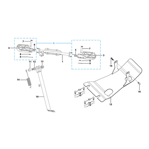 09 Foot Peg Assy