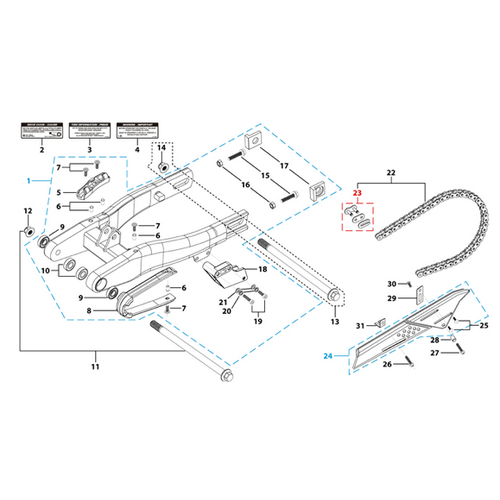 10 Swing Arm Assy