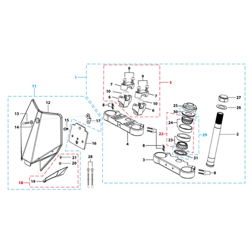 02 Steering Stem Assembly