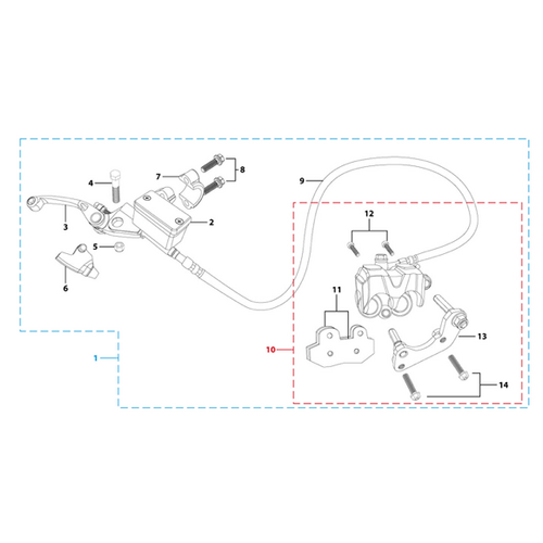 05 Front Brake Assy