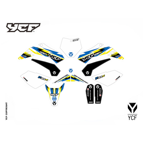 START F125SE COMPLETE GRAPHIC KIT 2022 BLUE