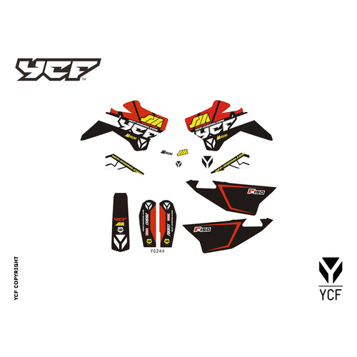 SM F125S COMPLETE GRAPHIC KIT 2016