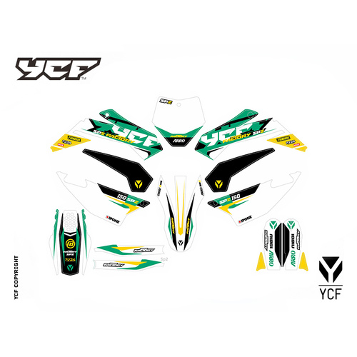 FACTORY F150 SP2 GRAPHIC KIT 2022 - GREEN