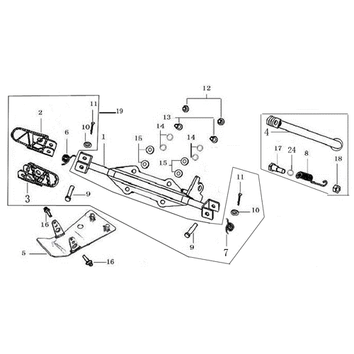 09 FOOT PEG ASSEMBLY