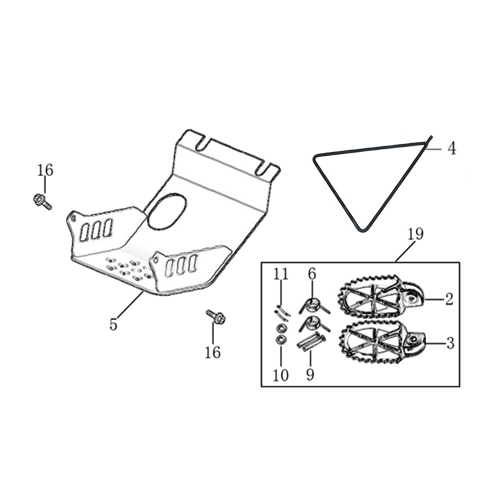 09 FOOT PEG ASSEMBLY