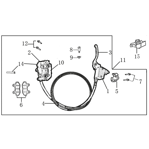 05 FRONT BRAKE ASSEMBLY