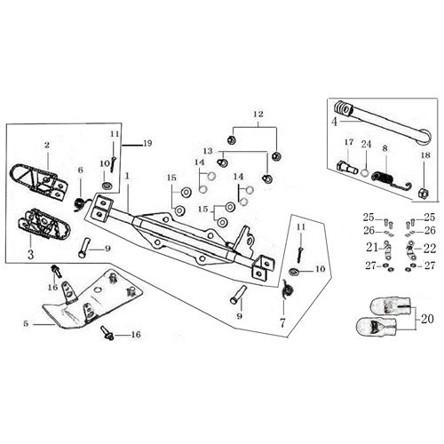 09 FOOT PEG ASSEMBLY