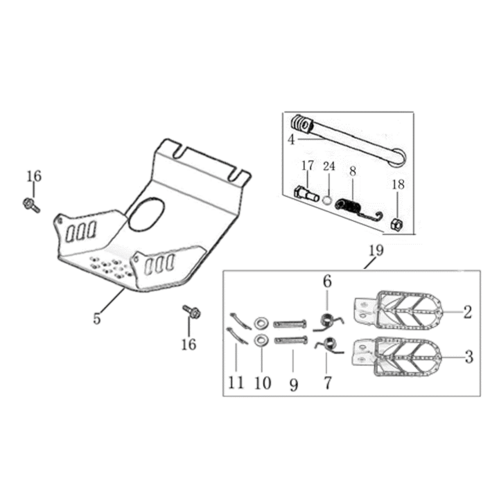 09 FOOT PEG ASSEMBLY