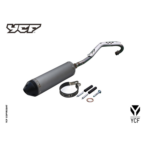 MUFFLER& EXHAUST PIPE ASSY YCF